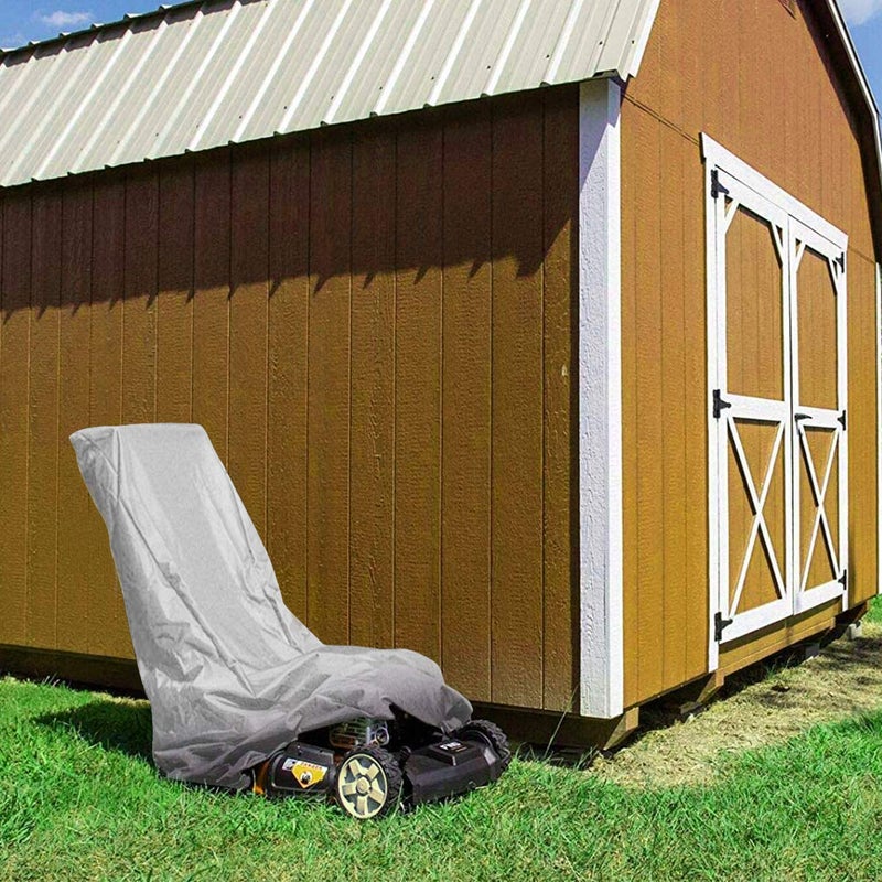 SEAZEN Waterproof Heavy Duty Lawn Mower Cover, UV and Dust Protection Push Mower Cover, Universal Fit with Drawstring & Storage Bag - Image 5